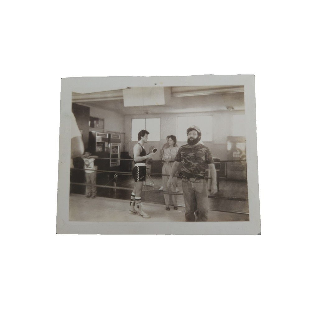 EXTREMELY RARE Sylvester Stallone Original Photograph on the Set of Rocky